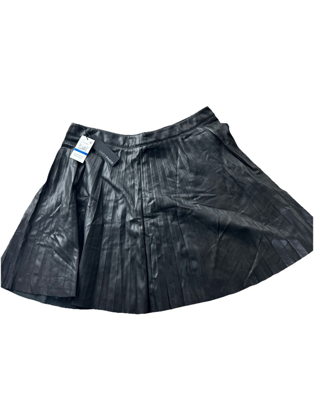 Lucy Paris Skirt XL Black Women’s Faux Leather